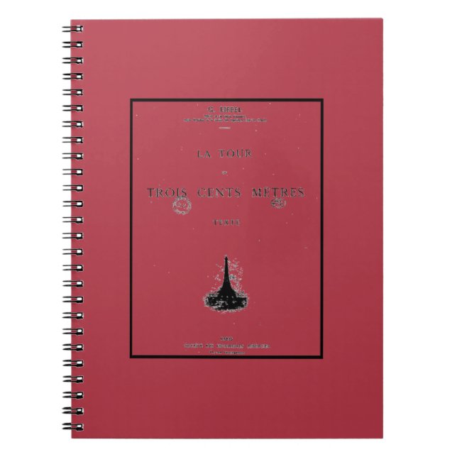 Paris La Tour Eiffel Eiffelturm Eiffel tower Notebook (Front)