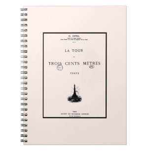 Paris La Tour Eiffel Eiffelturm Eiffel tower Notiz Notebook