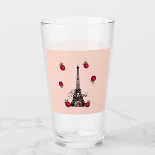 Paris – La Tour Eiffel pastel Eifelturm Strawberry Glass
