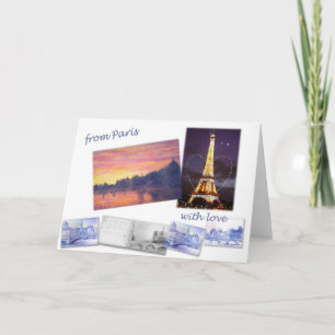 PARIS LANDSCAPE GREETING CARD