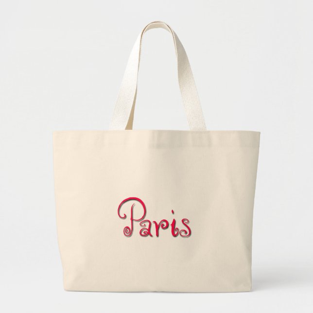 Paris Large Tote Bag (Front)