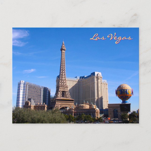 Paris, Las Vegas Postcard (Front)