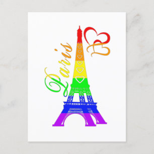Paris   LGBTQ+ Pride Postcard