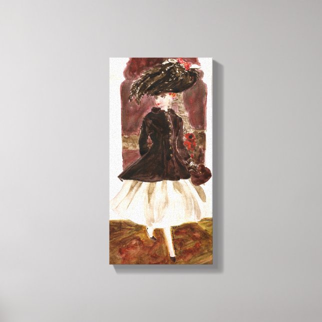 Paris Lights: Matisse Doll Fashion Canvas Print (Front)