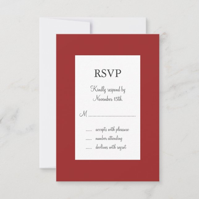 Paris Lights RSVP Card (Front)