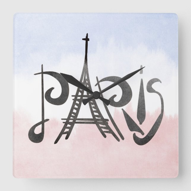 Paris Logo Clock (Front)