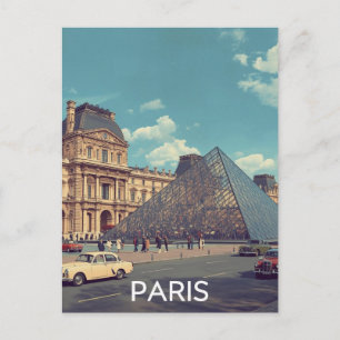 Paris Louvre Postcard
