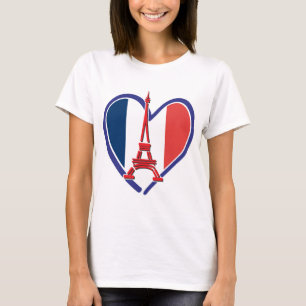 Paris Love Heart T-Shirt