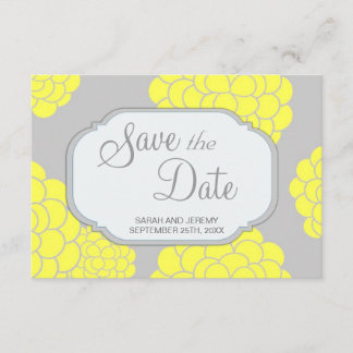 Paris Loves Yellow Flowers Save the Date Budget
