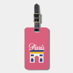 Paris Luggage Tag