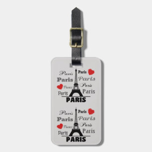 Paris Luggage Tag