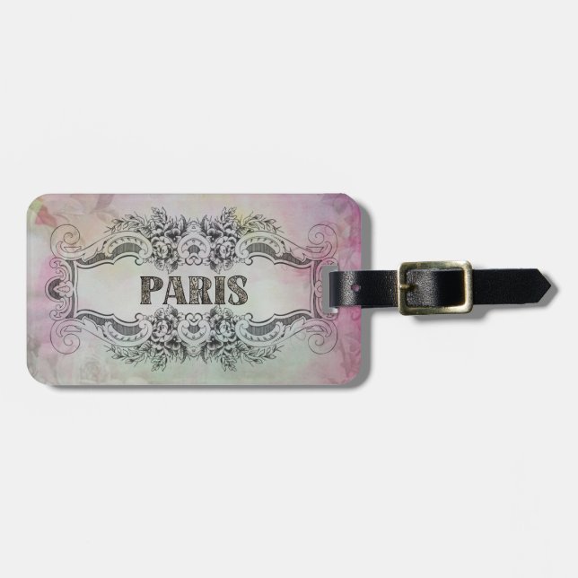 Paris Luggage Tag (Front Horizontal)