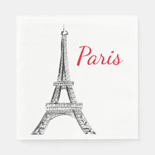 Paris Luncheon Paper Napkins