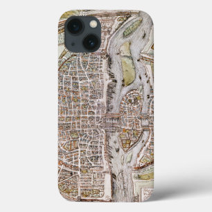 PARIS MAP, 1581 iPhone 13 CASE
