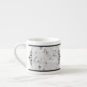 Paris Map Espresso Cup