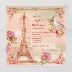 Paris Memories Autumn Invitation