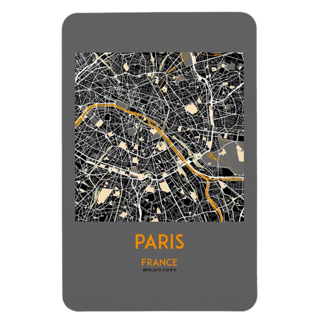 PARIS MEMORY MAGNET (Vertical)