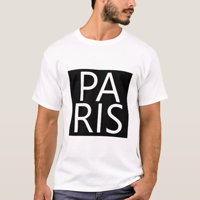 "Paris" Mens T-shirt (Front)