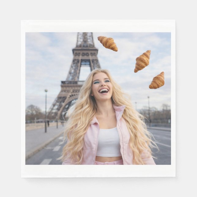 PARIS - MERCI BEAUCOUP NAPKIN (Front)