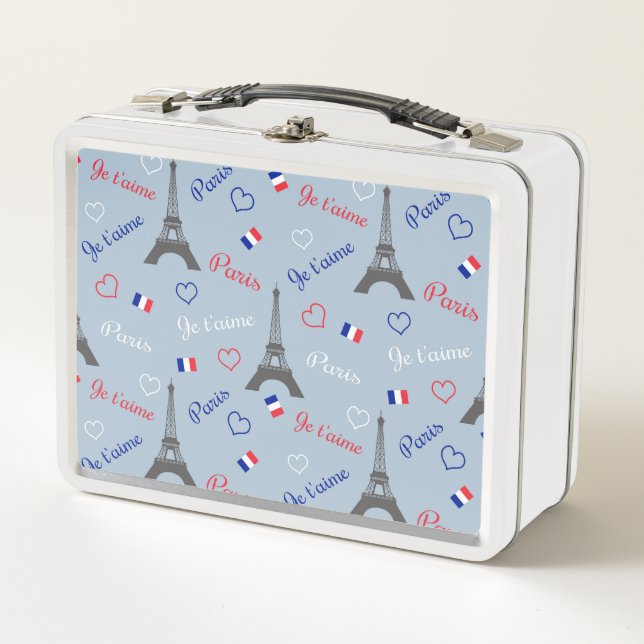 Paris Metal Lunch Box (Front)