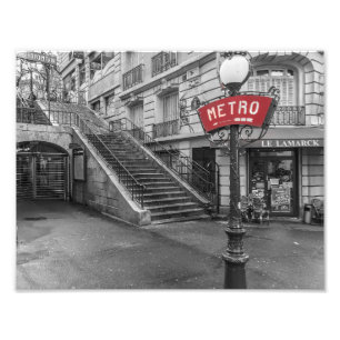 Paris Metro Lamarck Caulaincourt - Photo Print
