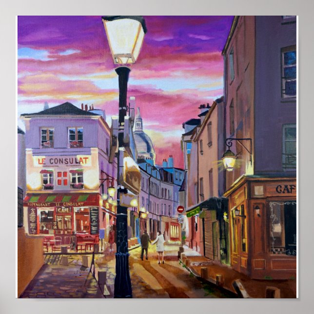 Paris Montmartre Poster (Front)