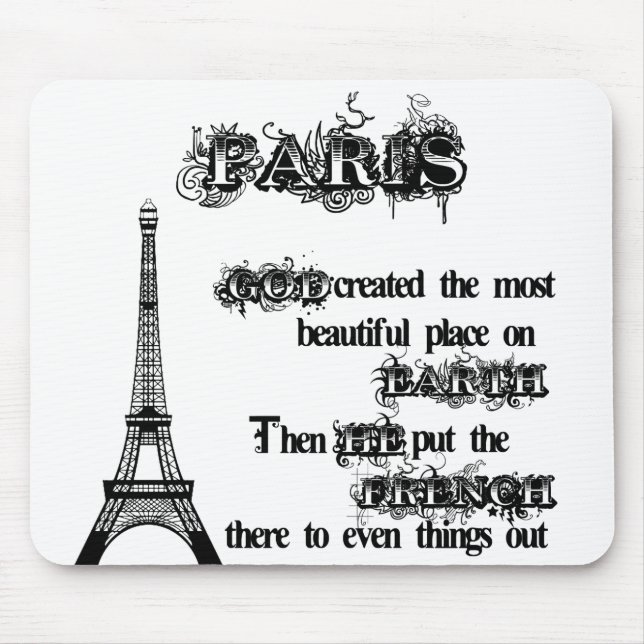 Paris Mouse Mat (Front)