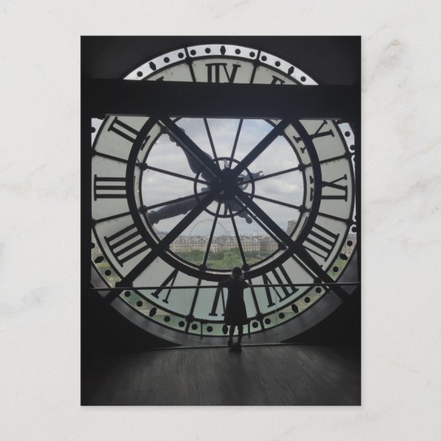 Paris Museum D'Orsay Clock Postcard (Front)