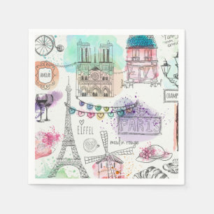 Paris napkin