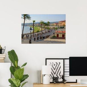 Paris Nice Cycling Riders In Nice March 19 1933 Poster