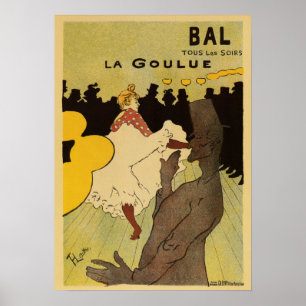 Paris nightlife 1891 Toulouse Lautrec Poster