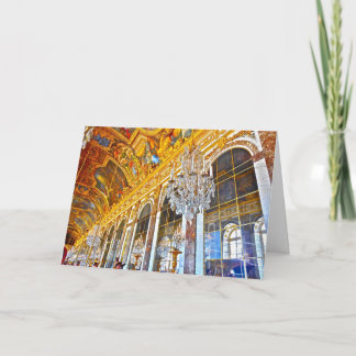 Paris note card featuring the Palace of Versailles