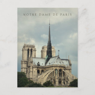 Paris Notre Dame Cathedral Postcard