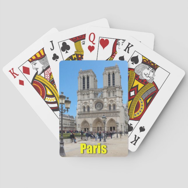 PARIS Notre Dame Playing Cards (Back)