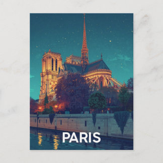 Paris Notre Dame Postcard