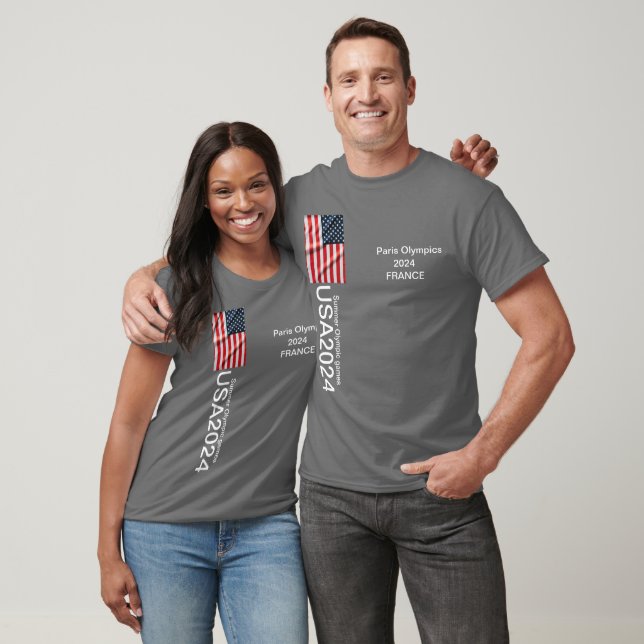Paris Olympics 2024 Basic Dark T-Shirt (Unisex)