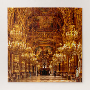 Paris Opera Garnier Interior View Jigsaw Puzzle