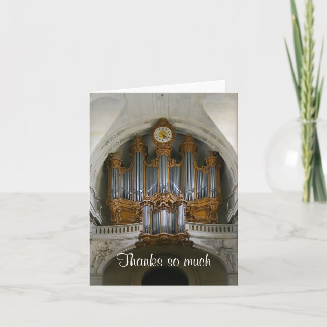 Paris organ thank you card (Front)