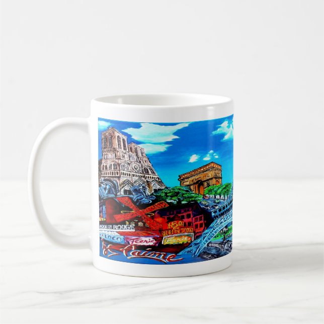 Paris Packs www.zazzle.fr/arnodiedrich Coffee Mug (Left)