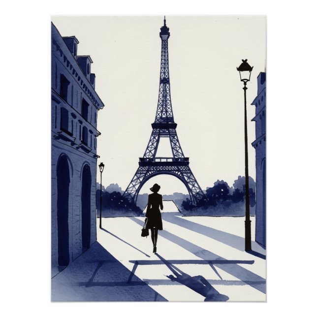 Paris painting  poster (Front)