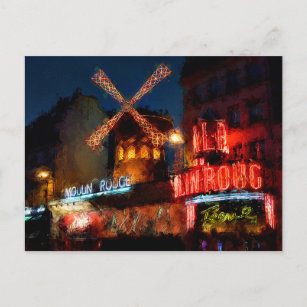 Paris painting poster canvas print jigsaw puzzle postcard