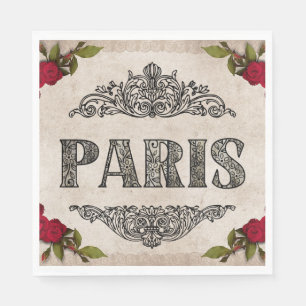 Paris Paper Napkin