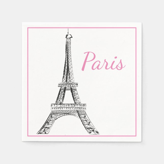 Paris Paper Napkins (Front)
