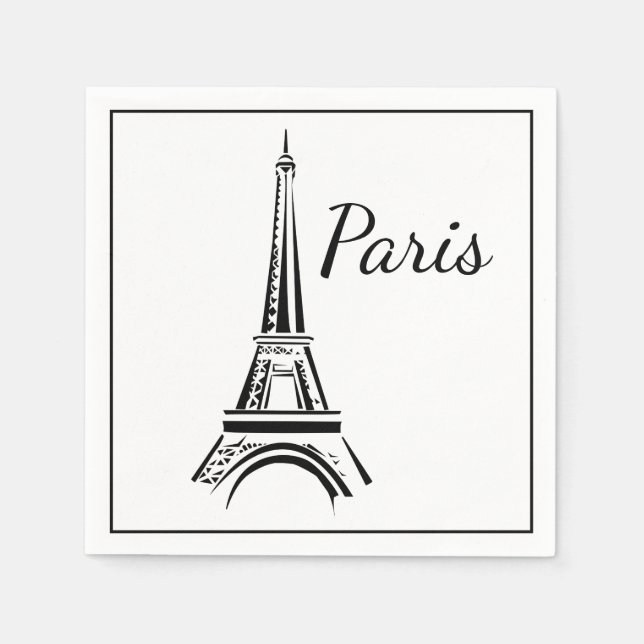 Paris Paper Napkins (Front)