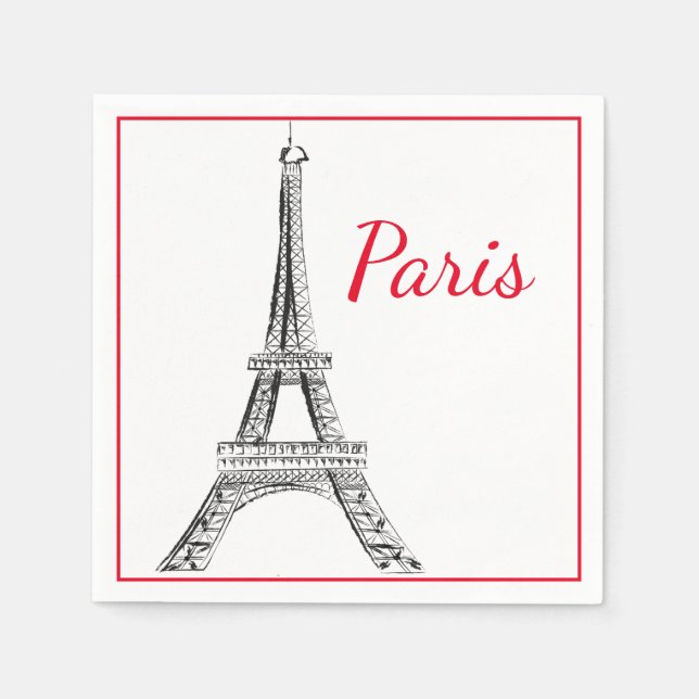 Paris Paper Napkins (Front)