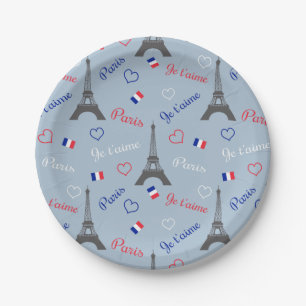 Paris Paper Plate