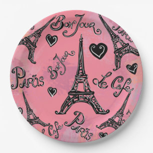 PARIS PAPER PLATE