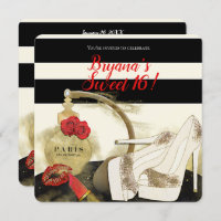 Paris Parfum Perfume Roses Heels & Lipstick Party