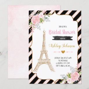 Paris party invitation