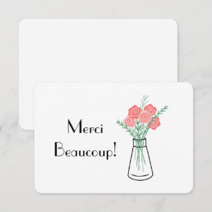 Paris Party Thank You Card